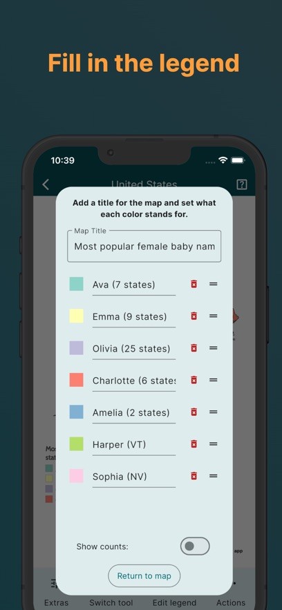 MapChart中文版截图3