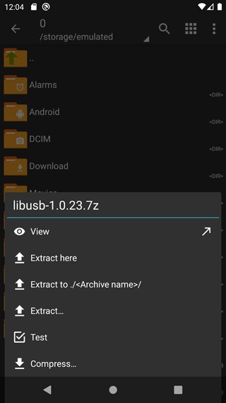 老外管理器Zarchiver蓝色版截图0