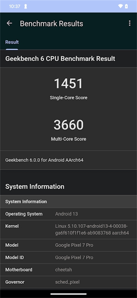 Geekbench6安卓版截图1