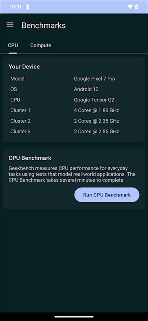 Geekbench6安卓版截图2