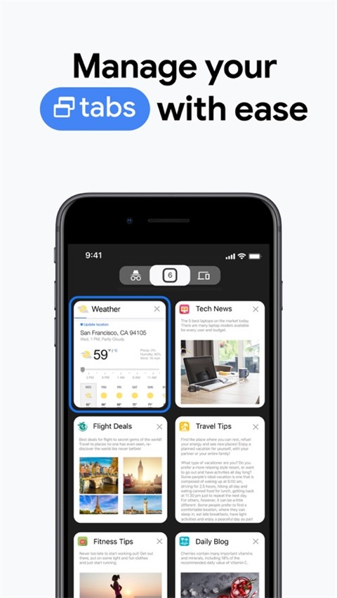 谷歌浏览器手机版截图1