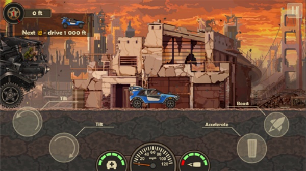 战车撞僵尸3无敌版