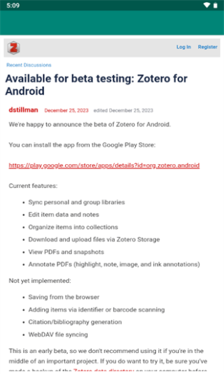 Zoo for Zotero安卓版