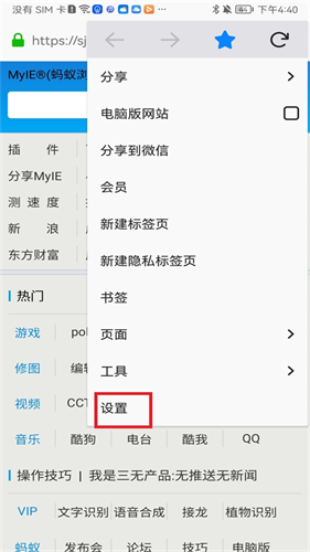 蚂蚁安全浏览器