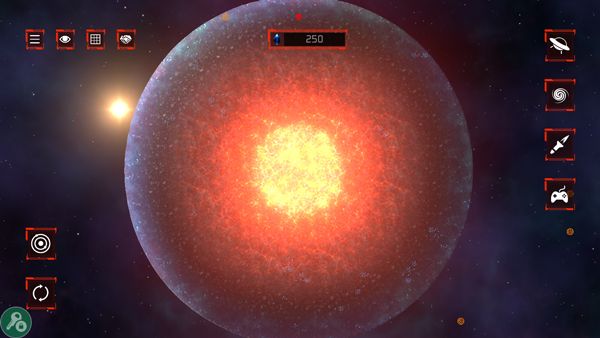 星球爆炸模拟器2D
