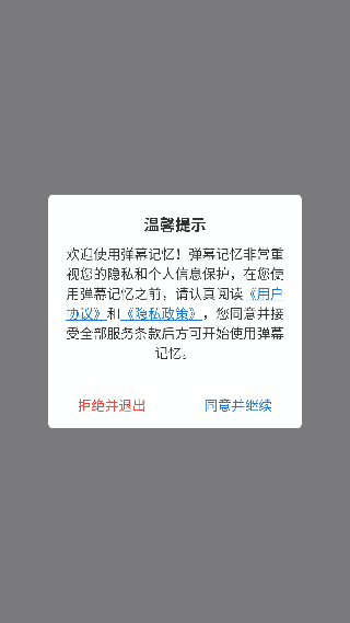 弹幕记忆
