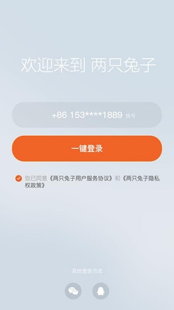 两只兔子