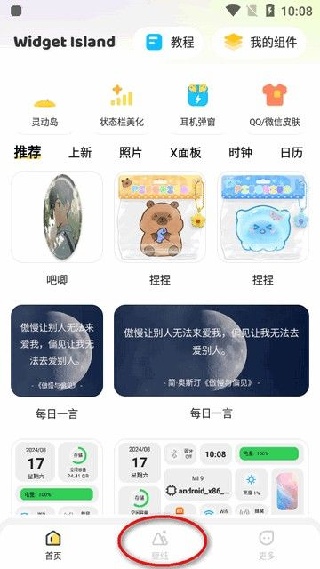 组件岛WidgetIsland