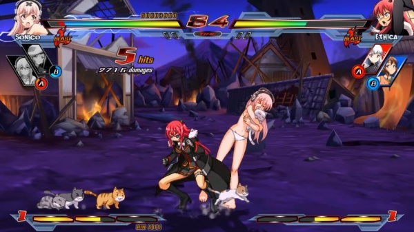 Nitro爆裂女主角大乱斗