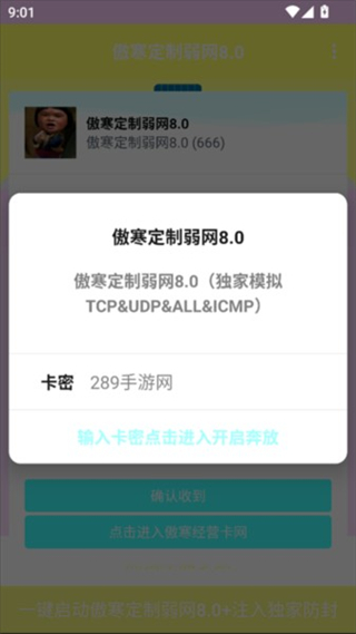 傲寒定制弱网