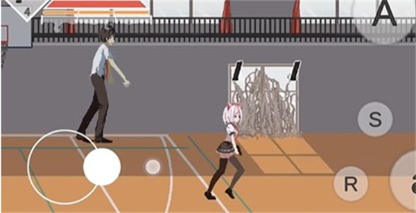 白毛少女大战僵尸无敌版